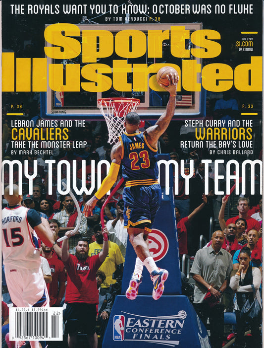 June 1, 2015 Lebron James Cavaliers Sports Illustrated Magazine NO LABEL 182347