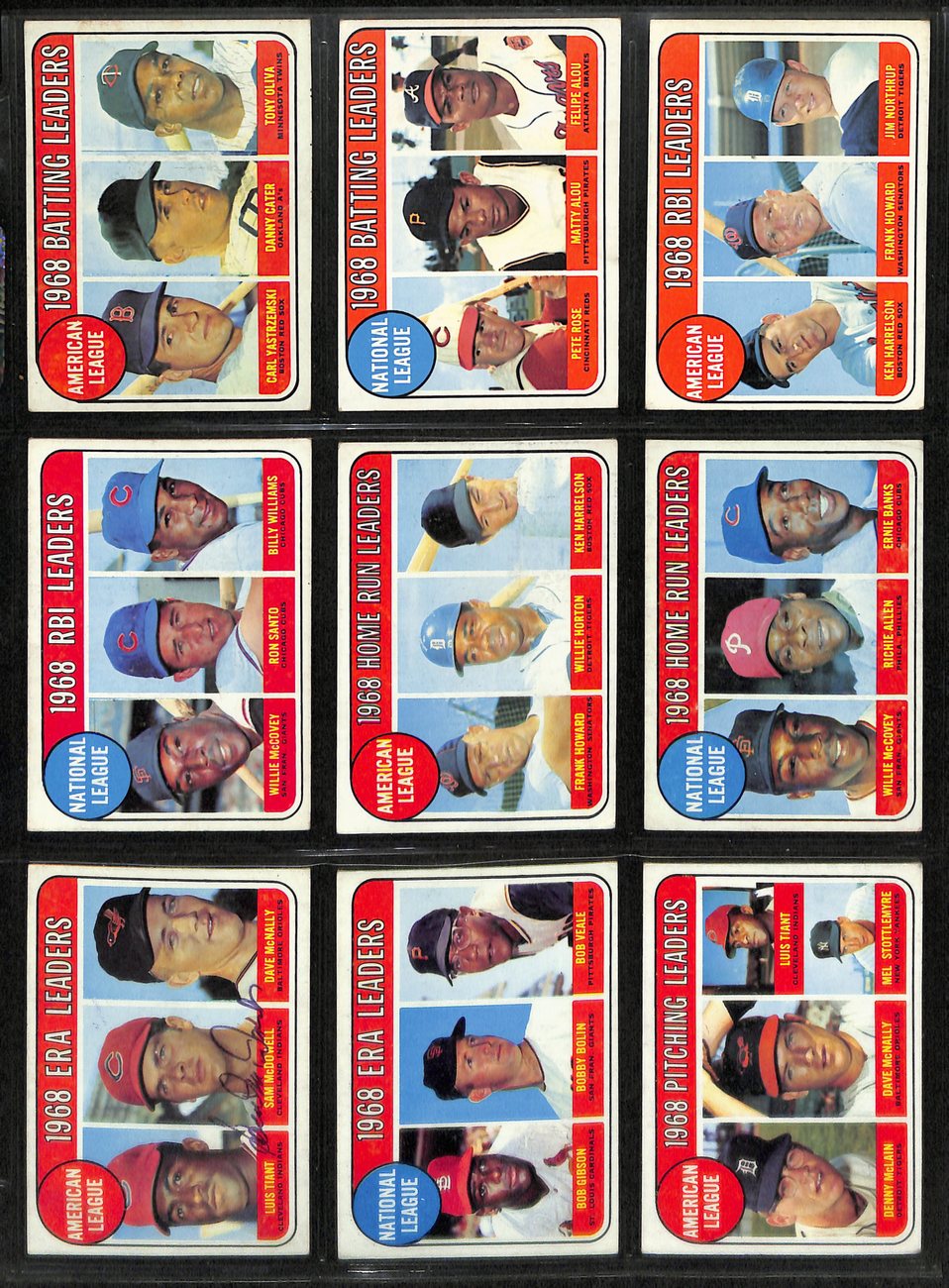 1969 Topps Baseball Card Complete Set (1-664) Mantle Ryan Jackson Seaver 191957