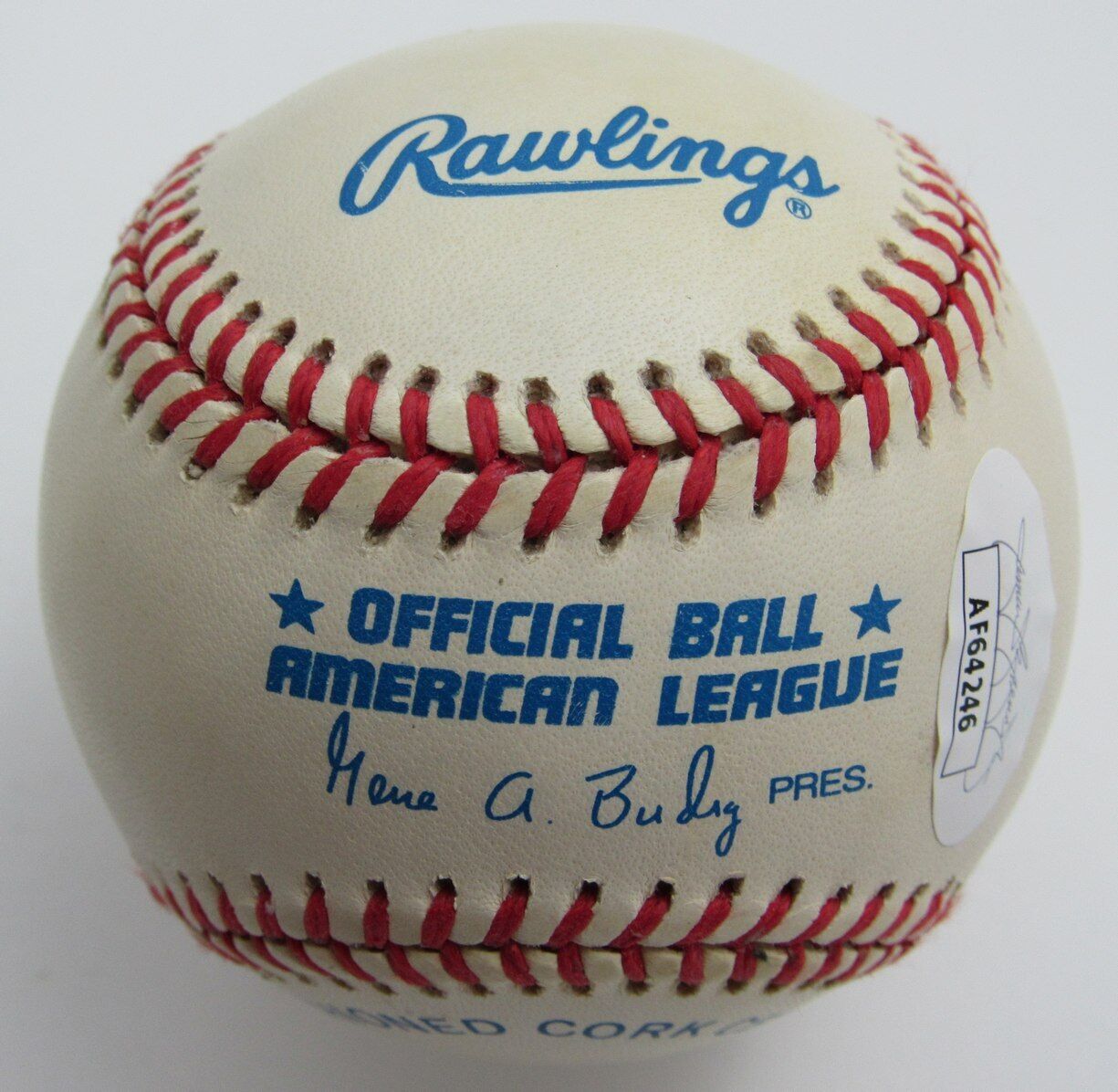 Donald Fehr Autographed OAL Baseball MLB Players Assoc Executive Director JSA