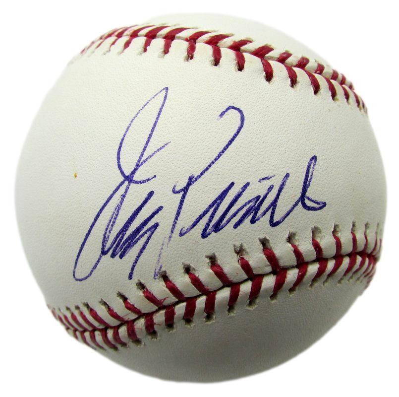 Jimmy Piersall Autographed OML Baseball Boston Red Sox JSA