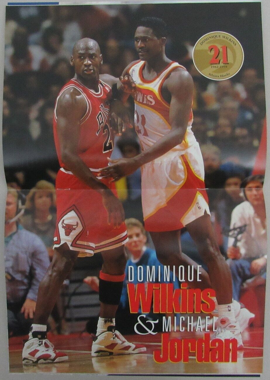 January 2001 Dominique Wilkins Retirement Ceremony Program Atlanta Hawks