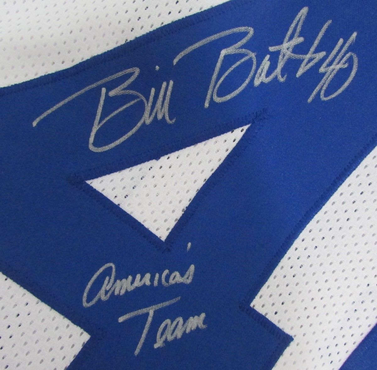 Bill Bates Dallas Cowboys Autographed/Signed inscr Jersey BECKETT BAS