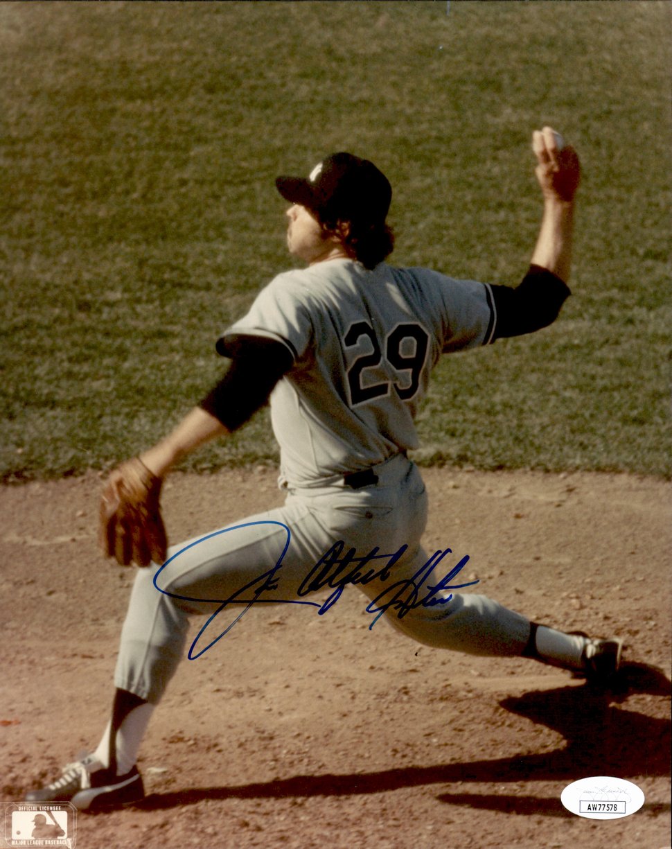 Jim Catfish Hunter HOF Signed/Autographed 8x10 Photo New York Yankees JSA 191413