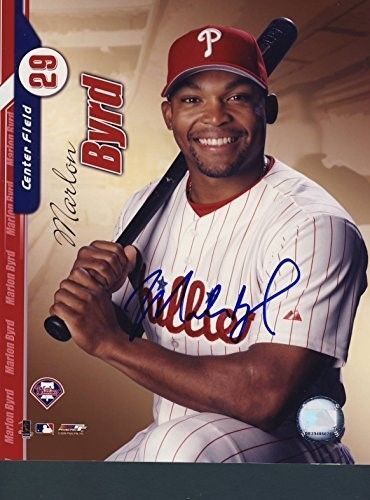 Marlon Byrd Philadelphia Phillies Signed/Autographed 8x10 Photo 126088