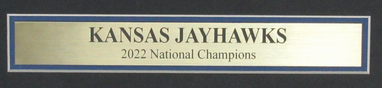 Lawrence Journal-World Newspaper Kansas Jayhawks 2022 NCAA Champs Framed