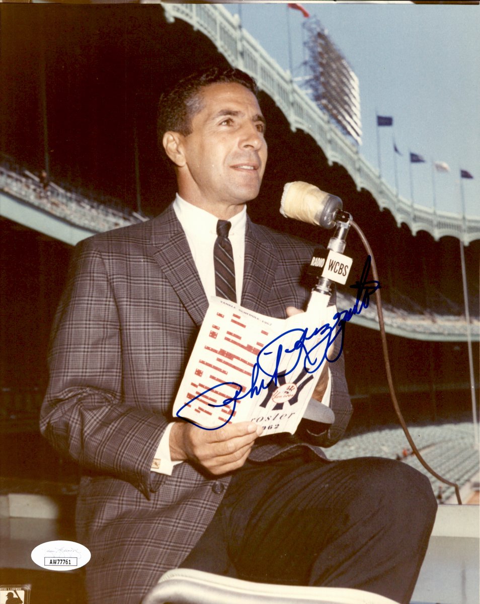 Phil Rizzuto HOF Signed/Autographed 8x10 Photo New York Yankees JSA 191172