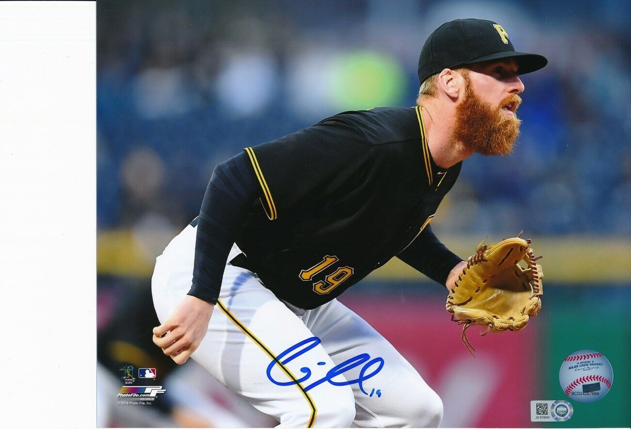 Colin Moran Pirates Signed/Autographed 8x10 Photo MLB Hologram 148349