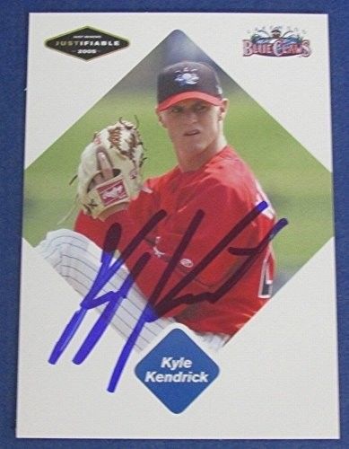 Kyle Kendrick Phillies Signed Just Minors Justifiable 2005 Baseball Card #49