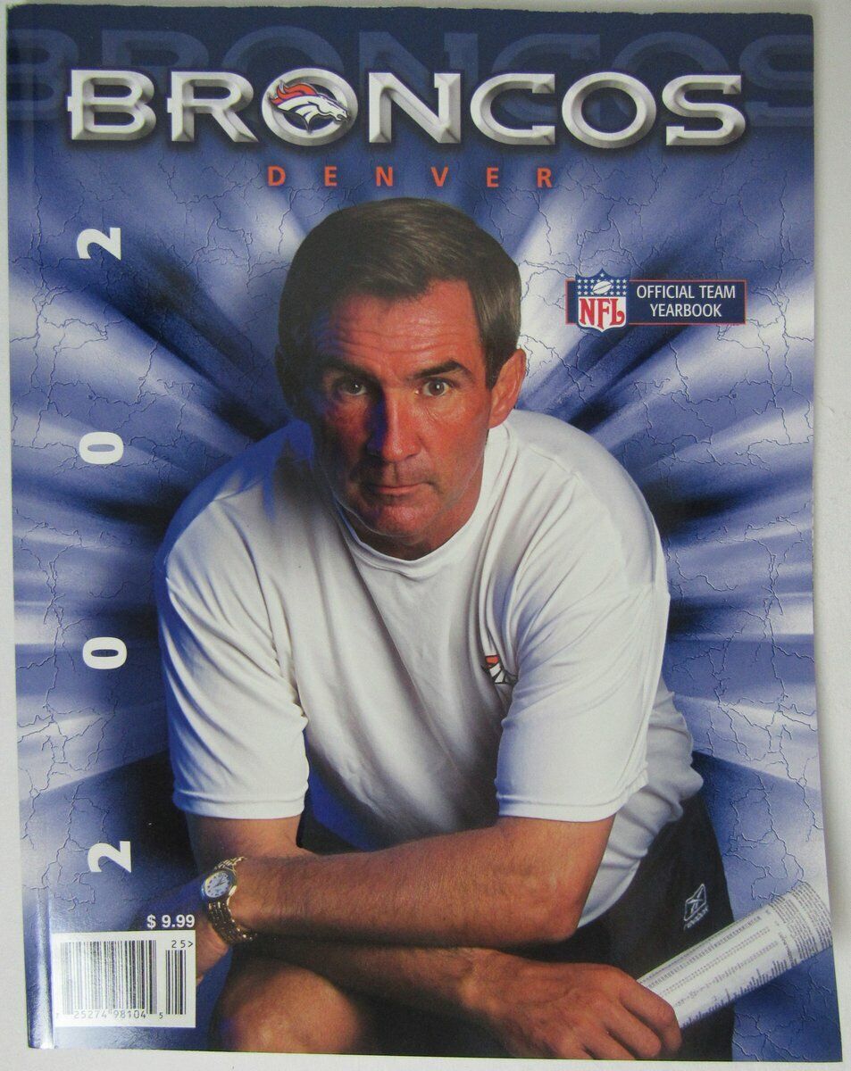 2002 Denver Broncos NFL Football Official Team Yearbook 146109