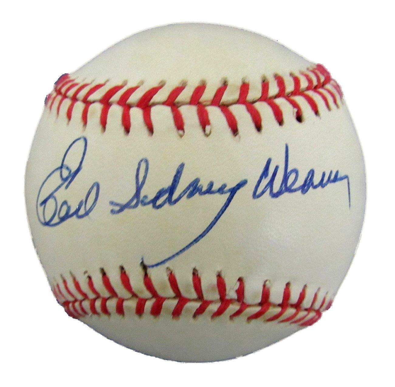 Earl Sidney Weaver HOF Signed Orioles Rawlings OAL Baseball JSA 147237