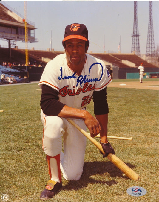 Frank Robinson HOF Signed/Autographed 8x10 Photo Orioles PSA/DNA 192044