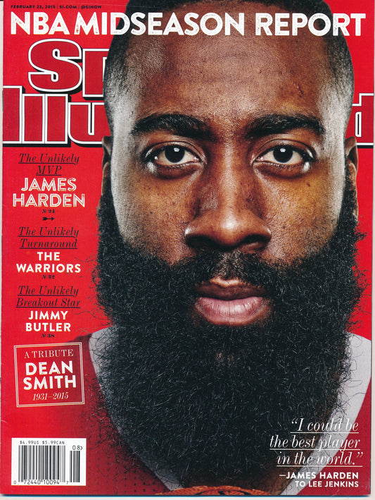 February 23, 2015 James Harden Sports Illustrated Magazine NO LABEL 182339