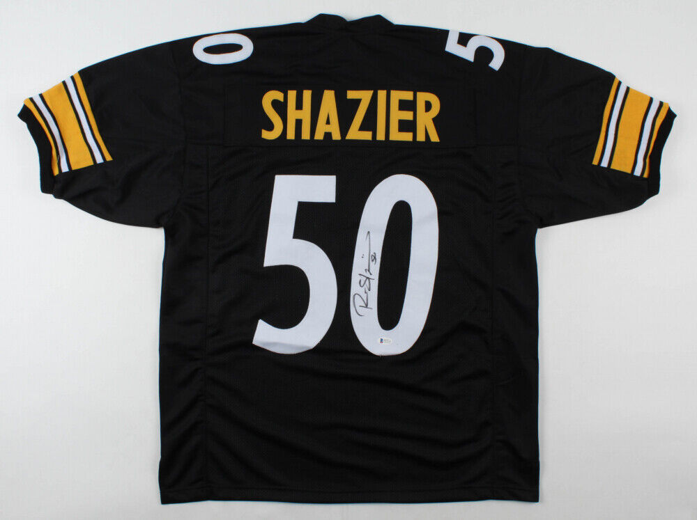 Ryan Shazier Signed/Auto Steelers Black Custom Football Jersey Beckett 156666