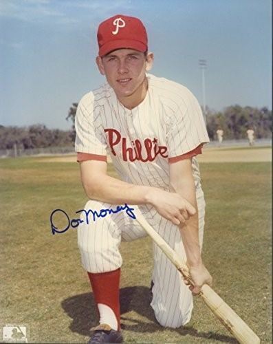 Don Money Phillies Autographed/Signed 8x10 Photo 123370