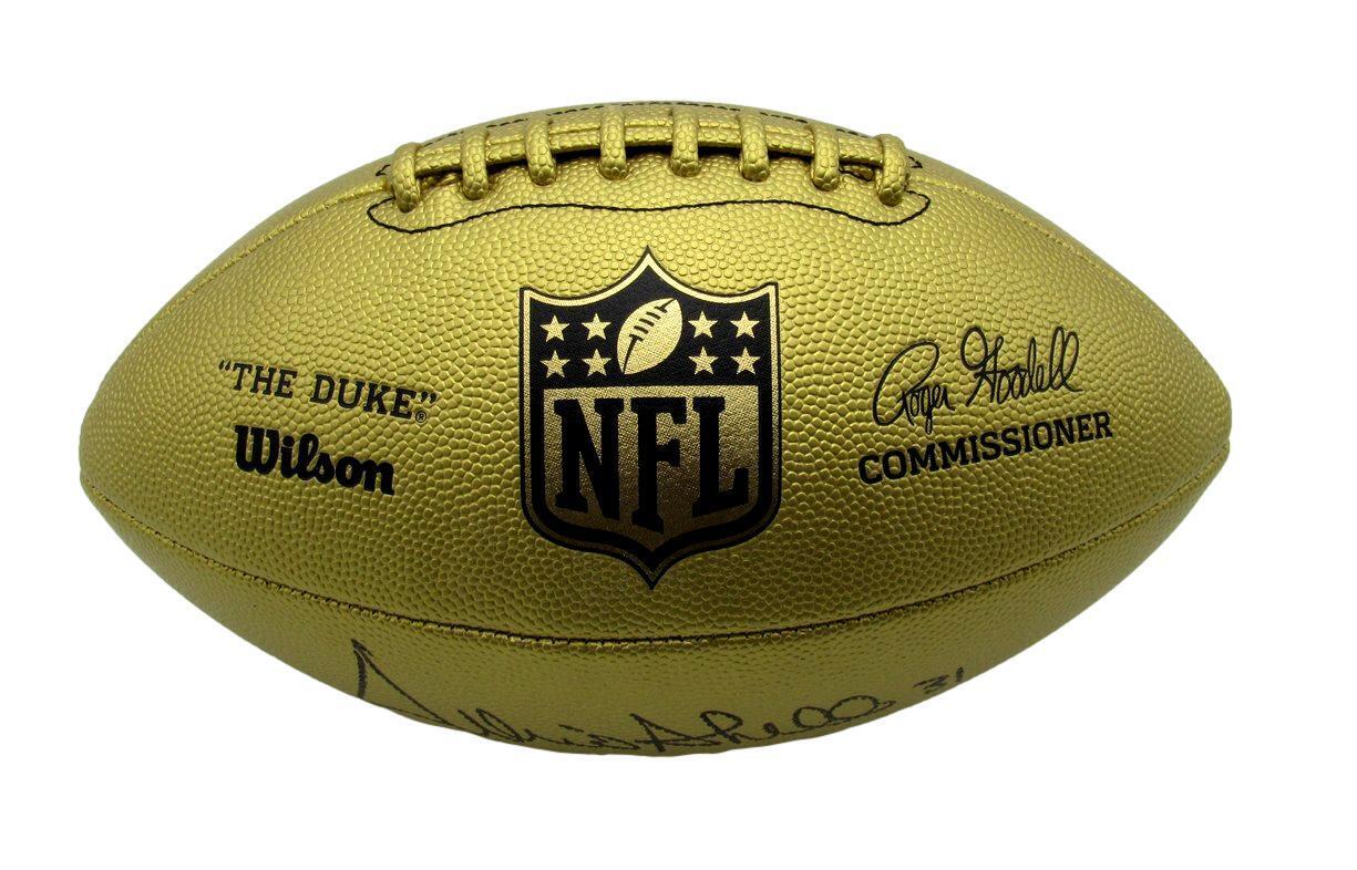 Donnie Shell HOF Autographed/Inscribed Gold Duke Football Steelers JSA 180125