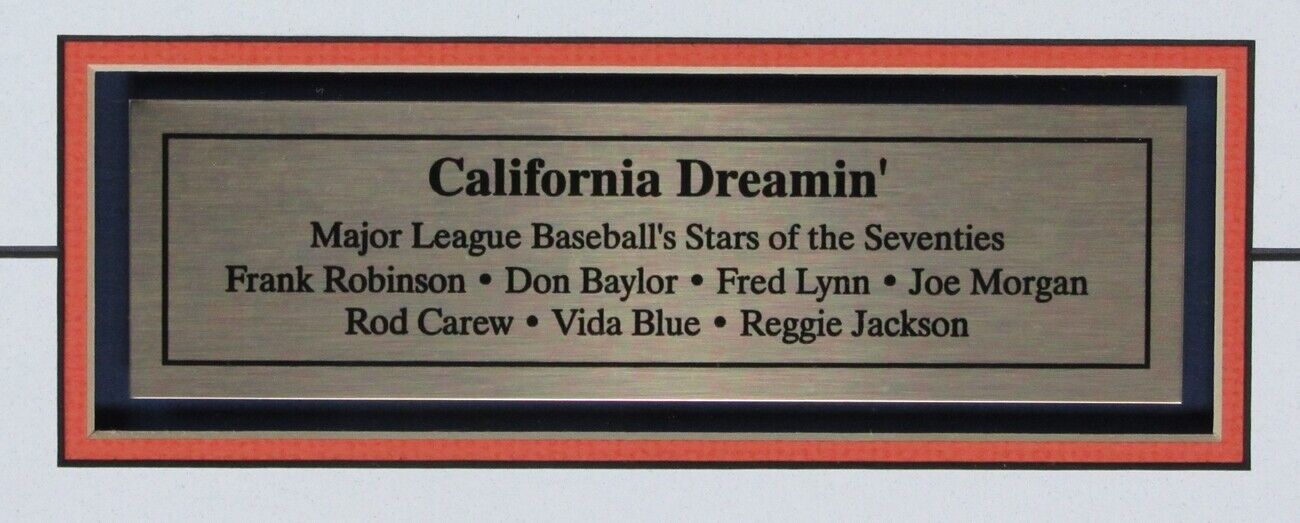 California Dreamin' MLB MVPs Multi-Signed Framed 8x10 Photo - JSA 152129