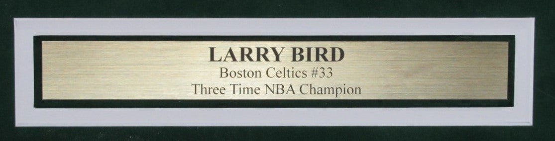 Larry Bird HOF Signed/Auto 16x20 Photo Boston Celtics Framed JSA 189445