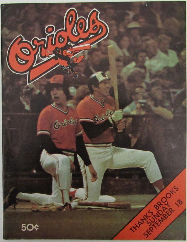 Lot of 5 Baltimore Orioles Official Scorecard/Programs (1969,70,72,75,77) 144223