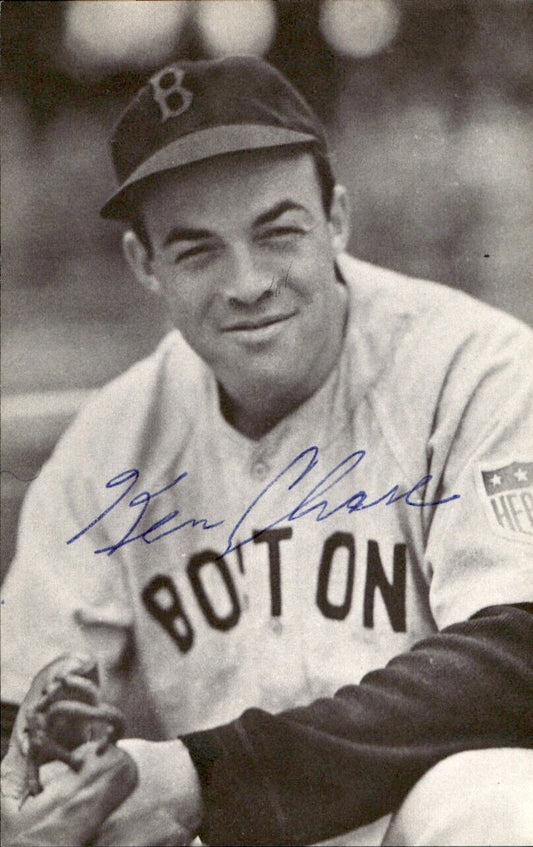 Ken Chase Red Sox d. 1985 Signed/Autographed 3x5  Photo 178126