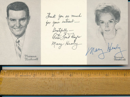 Mary Healy Actress Signed/Autographed B/W Postcard JSA 159904