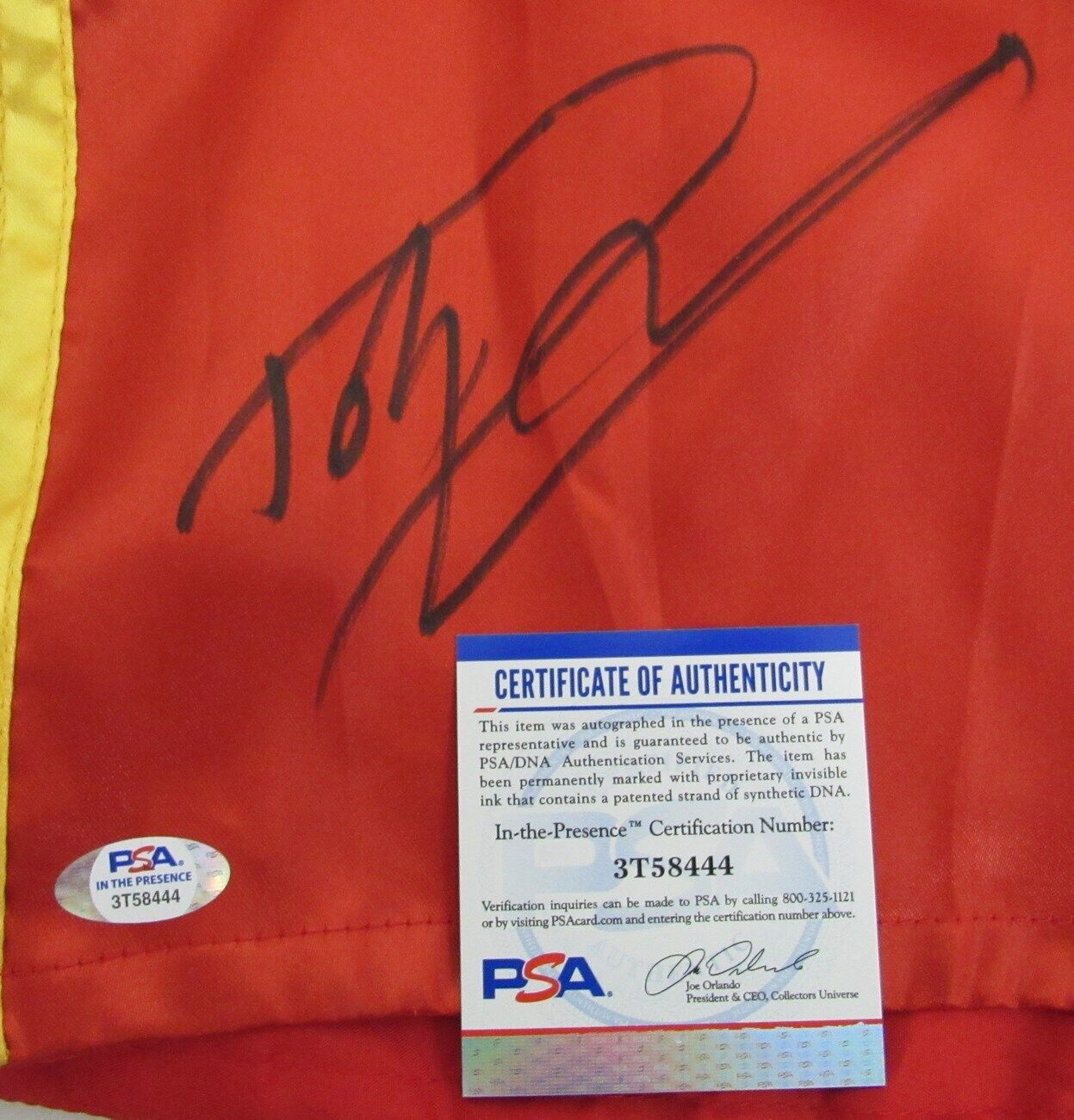 Dolph Lundgren Autographed Ivan Drago Rocky IV  Boxing Trunks PSA/DNA 179998