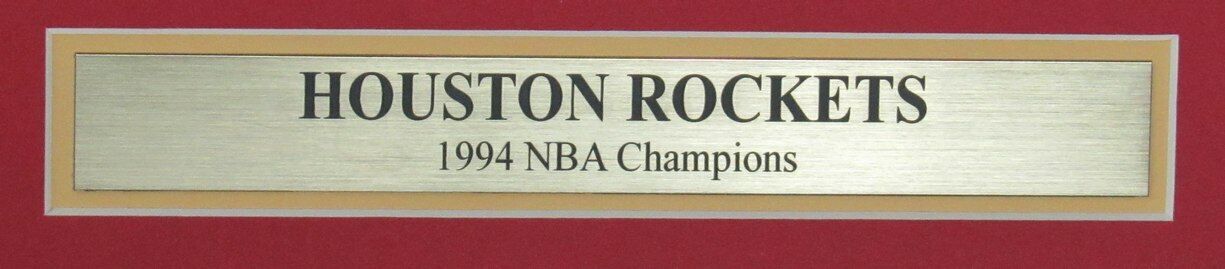 Houston Rockets 94 NBA Champs Houston Chronicle Newspaper Framed 166040