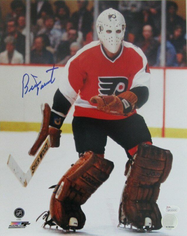 Bernie Parent Flyers Signed/Autographed 11x14 Photo JSA 140580