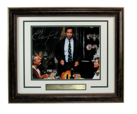 Chevy Chase Autographed 11x14 Photo "Christmas Vacation" Framed JSA