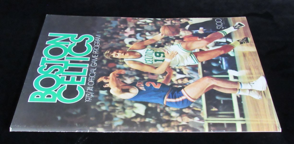 Nov. 23, 1973 Basketball Game Program Boston Celtics vs. KC-Omaha Kings 189179