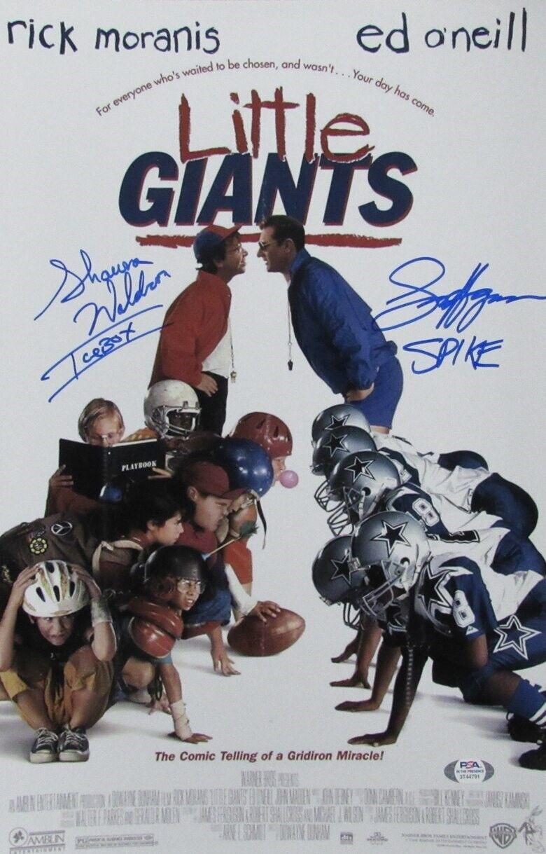 Shawna Waldron/Sam Horrigan Signed 11x17 Photo "Little Giants" PSA/DNA 177092