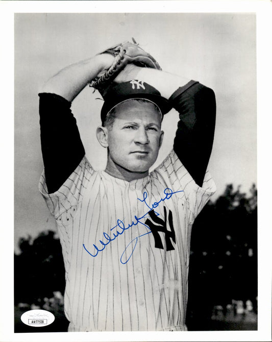 Whitey Ford HOF Signed/Autographed 8x10 Photo New York Yankees JSA 191453