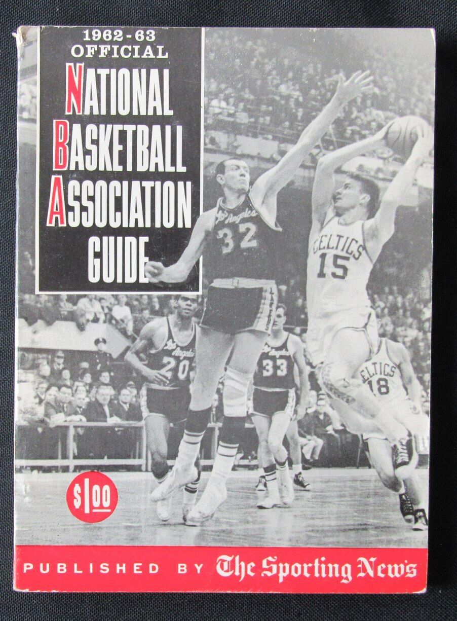 1962-63 The Sporting News NBA Guide 176583