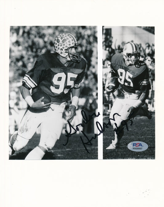 Gordon Hudson Signed/Auto Mounted 7x7 Magazine Photo BYU PSA/DNA 188143