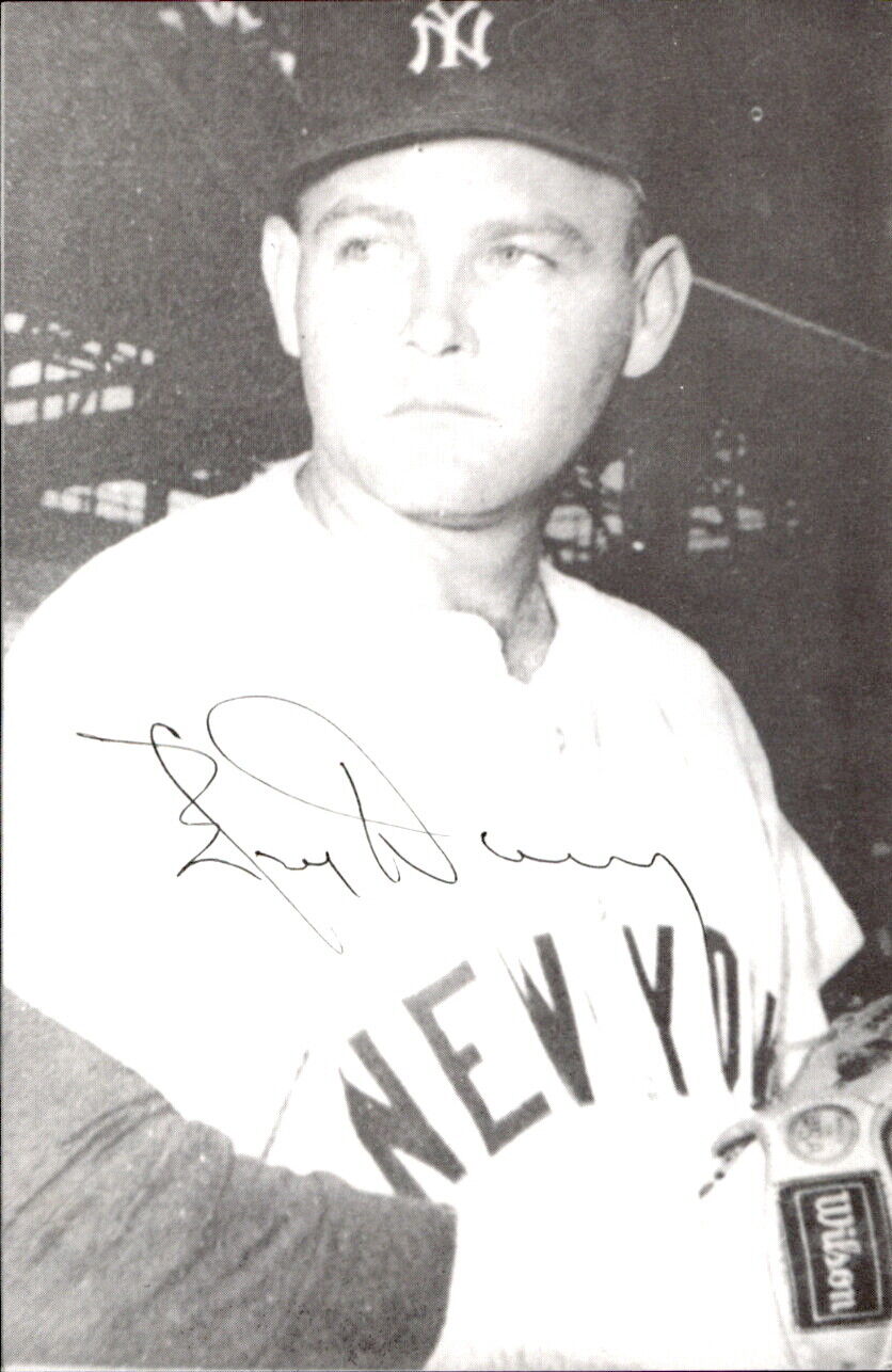 Bud Daley New York Yankees Signed/Auto 3x5  Photo 178168