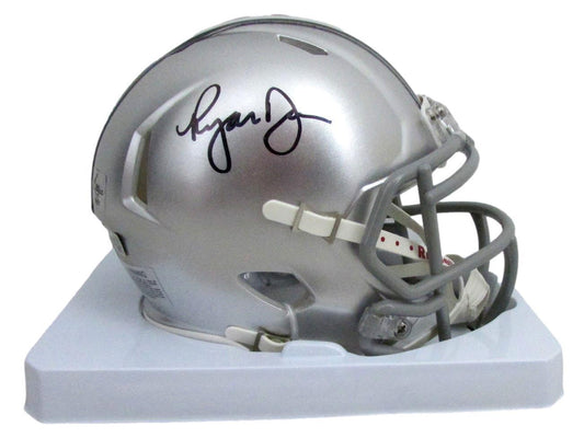 Ryan Day Autographed Speed Mini Football Helmet Ohio State Fanatics