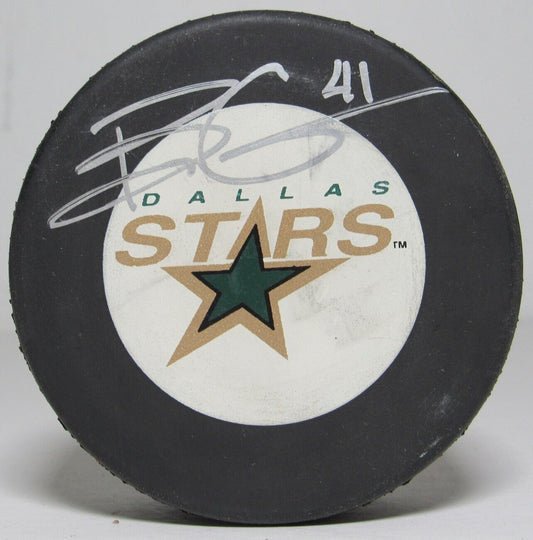 Brent Gilchrist  Dallas Stars Signed/Autographed  Hockey Puck