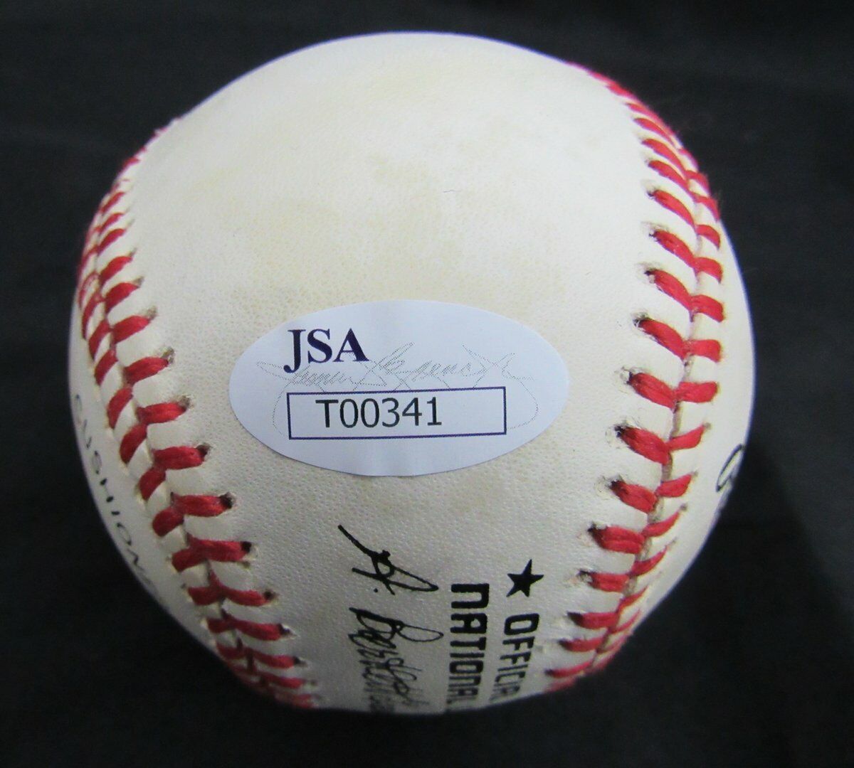 Shag Crawford MLB Umpire Autographed/Signed Rawlings Baseball JSA 130816