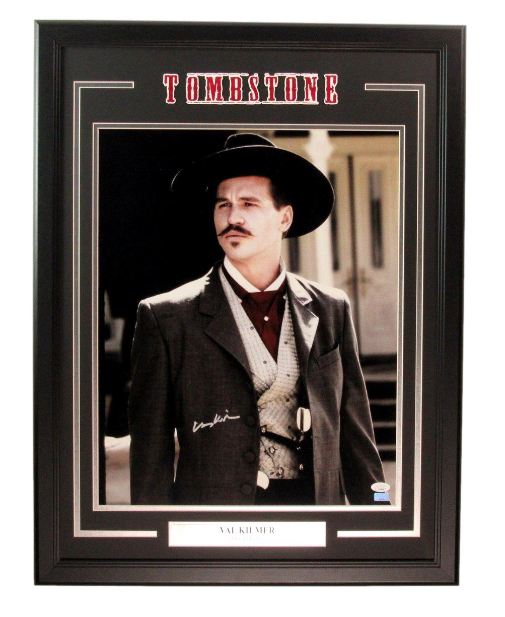 Val Kilmer Signed/Autographed 16x20 Photo "Tombstone" Framed JSA 189791