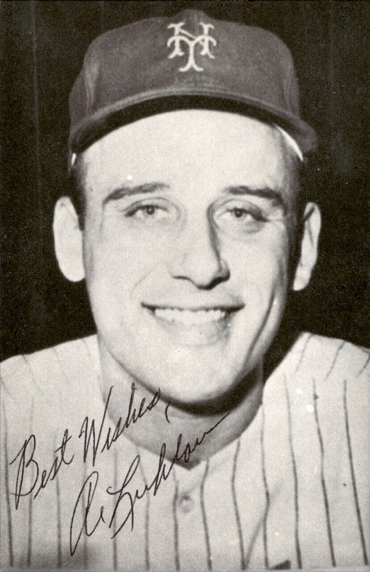Al Luplow NY Giants Signed/Autographed 3x5  Photo 178581