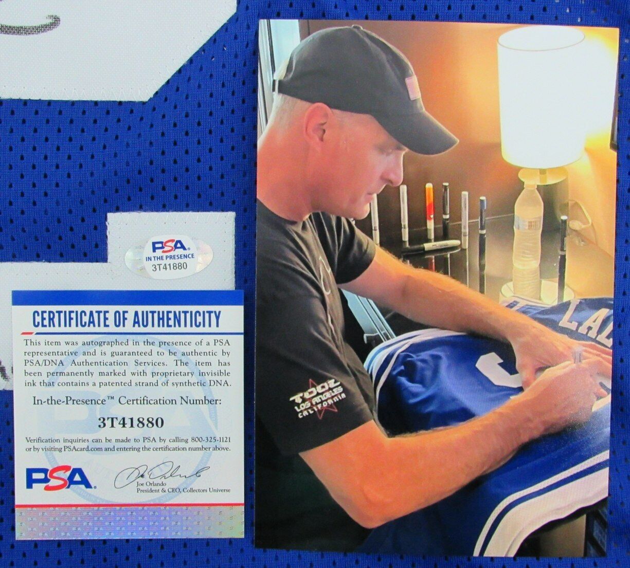 Christian Laettner Signed/Inscr Duke Custom Basketball Jersey PSA/DNA 167216