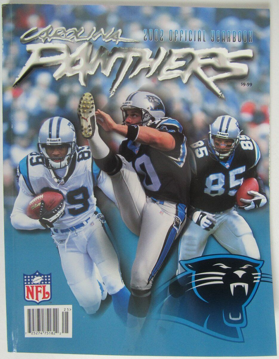 2002 Carolina Panthers NFL Football Official Team Yearbook 146134