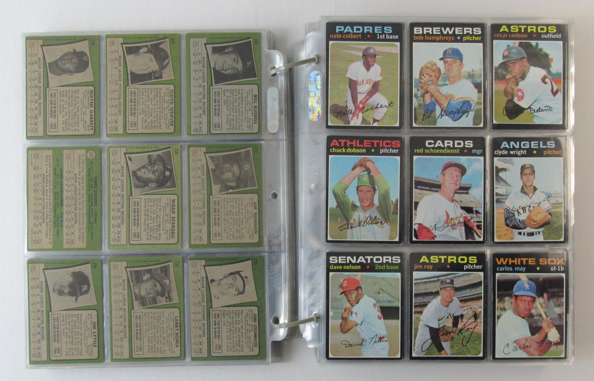 1971Topps Baseball Complete Set (752) Cards Aaron Clemente Munson Ryan 189194