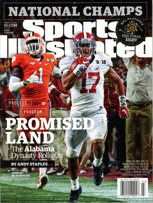 January 18, 2016 Alabama Sports Illustrated Kenyan Drake  NO LABEL 181991