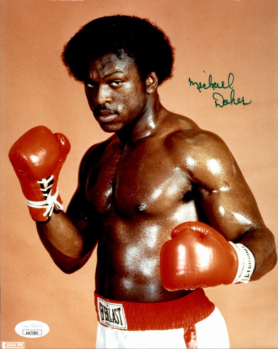 Michael Dokes Signed/Autographed 8x10 Boxing Photo JSA 191057