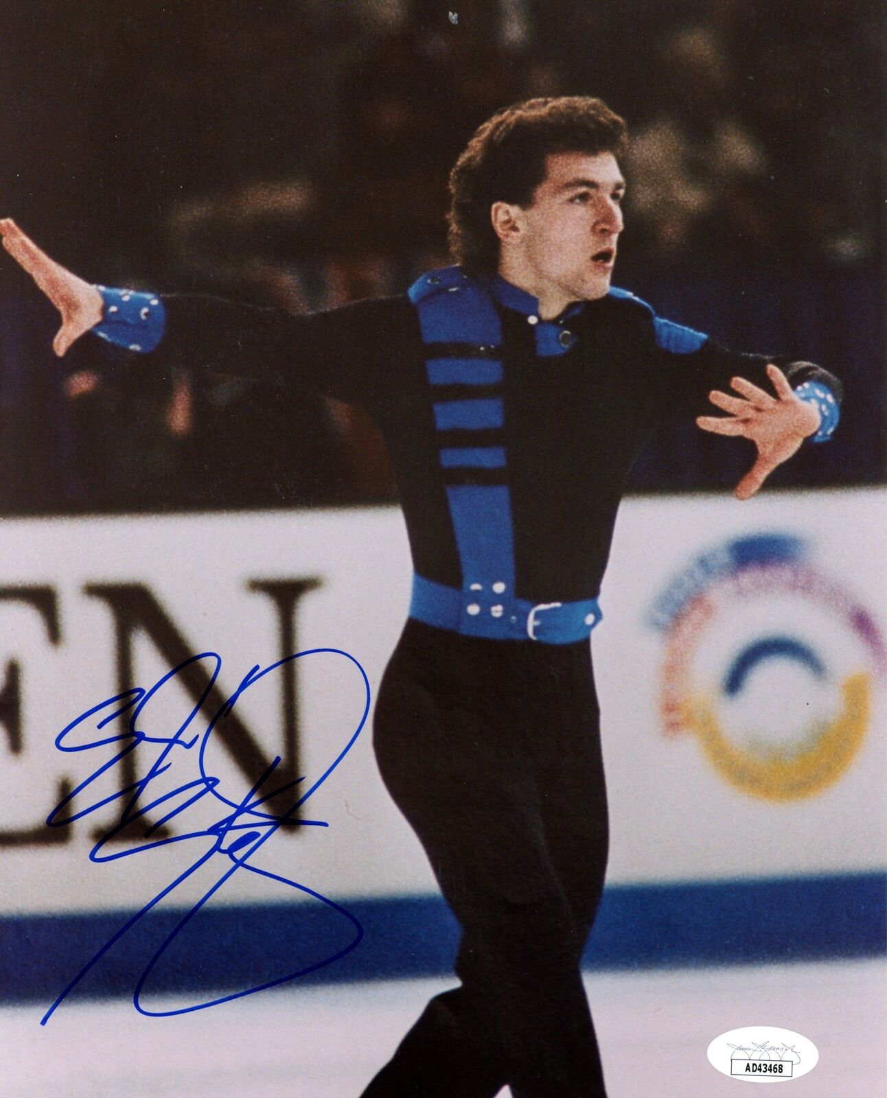 Elvis Stojko Autographed 8x10 Photo Olympic Canada Figure Skating JSA