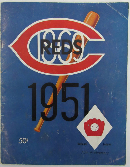 Vintage 1951 Cincinnati Reds Yearbook 175614