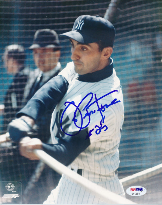 Joe Pepitone Signed/Autographed 8x10 Photo New York Yankees PSA/DNA 191874