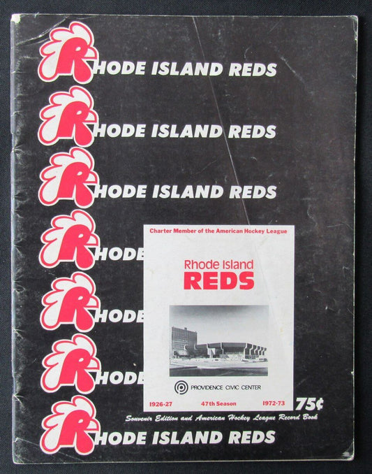 1972-73 Rhode Island Reds Hockey Program 176598