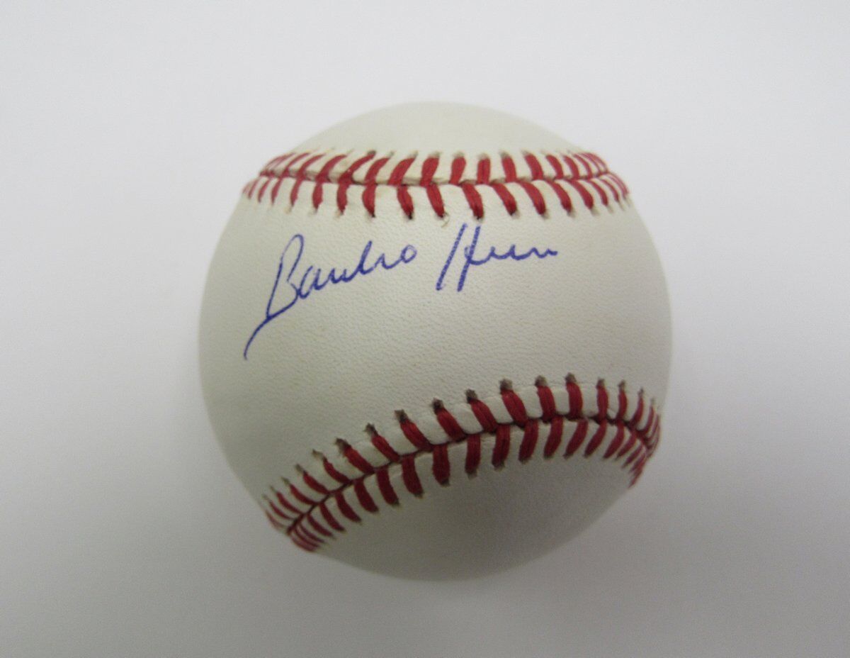 Pancho Herrara Phillies Signed ONL Baseball JSA 138096