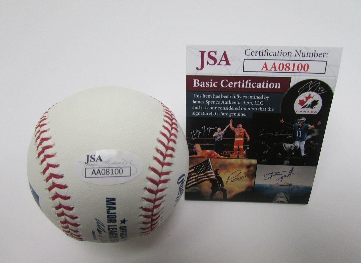 Herm Starrette 1980 Phillies Signed/Autographed OML Baseball JSA 138294